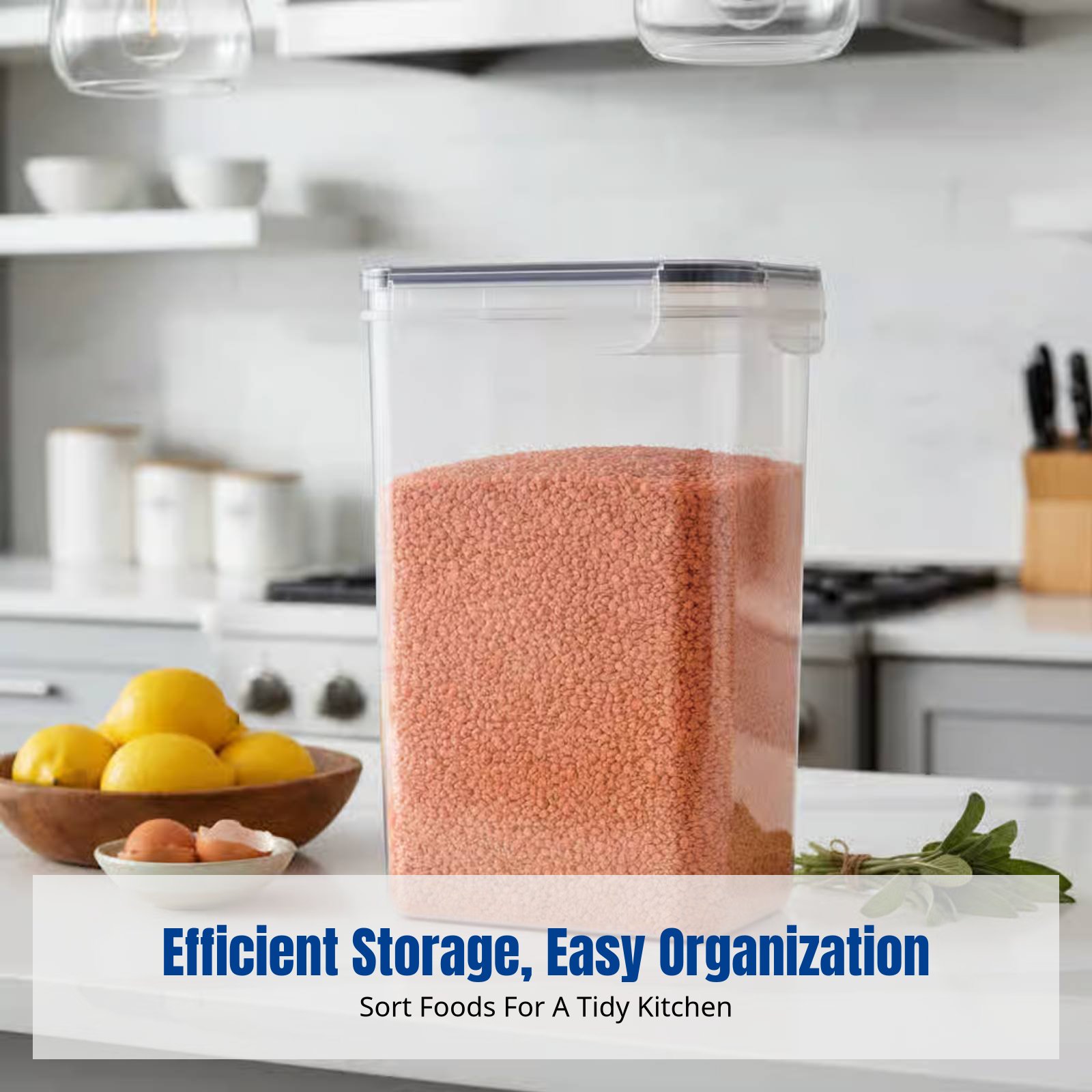 Food Storage In The Kitchen - Ensemble de contenants hermétiques pour aliments,