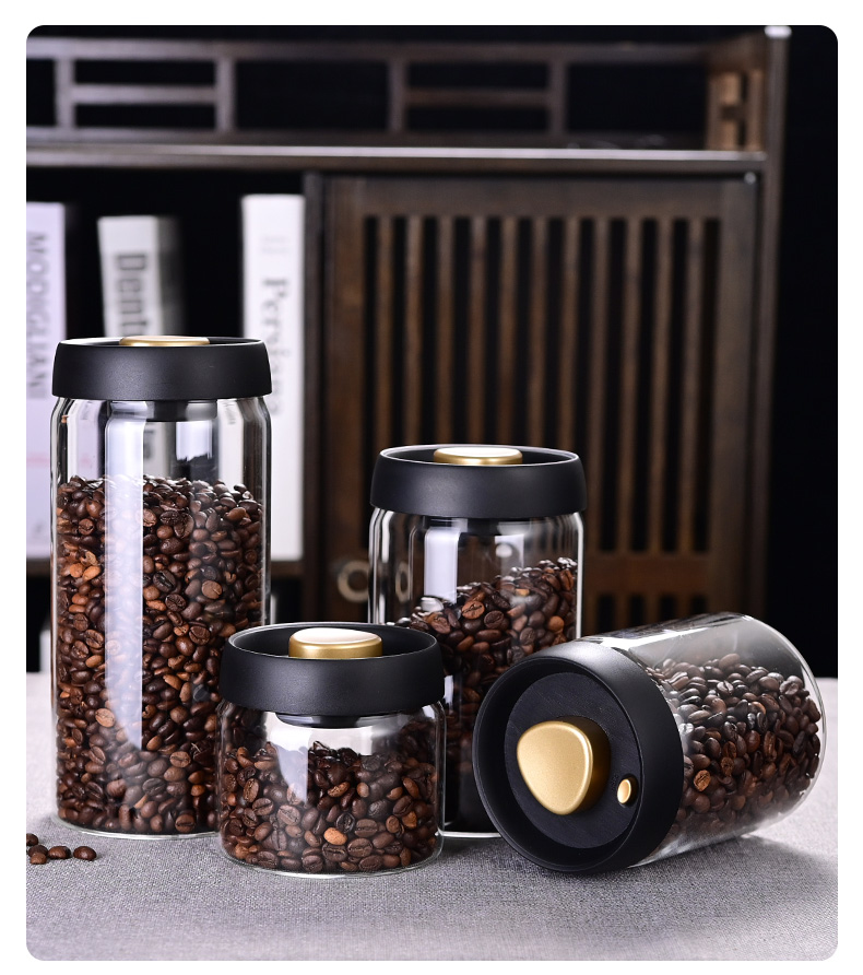 Food Storage Glass Jar - Pot de stockage pour grains de