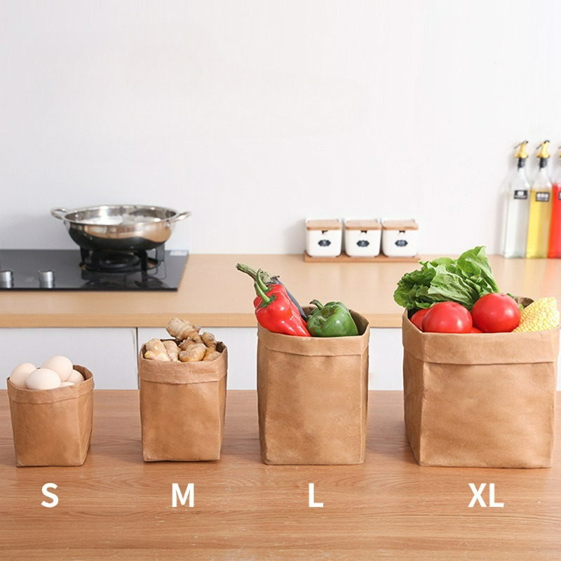 Food Storage In Plants - Sacs en papier kraft lavables, sacs