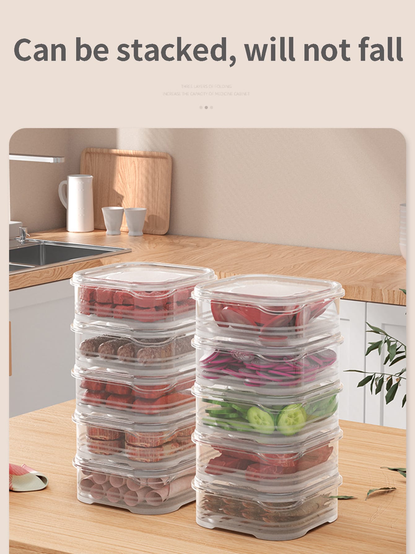 Food Storage Frozen - Boîte de rangement pour réfrigérateur, boîte
