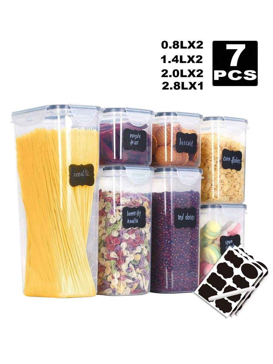 Food Storage Jar Labels - Pots de stockage des aliments en