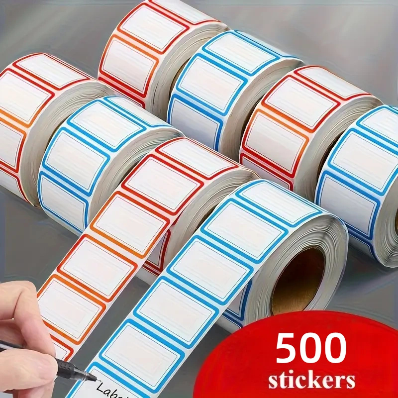 Food Storage Canister - Étiquettes autocollantes de congélation, 500 pièces,