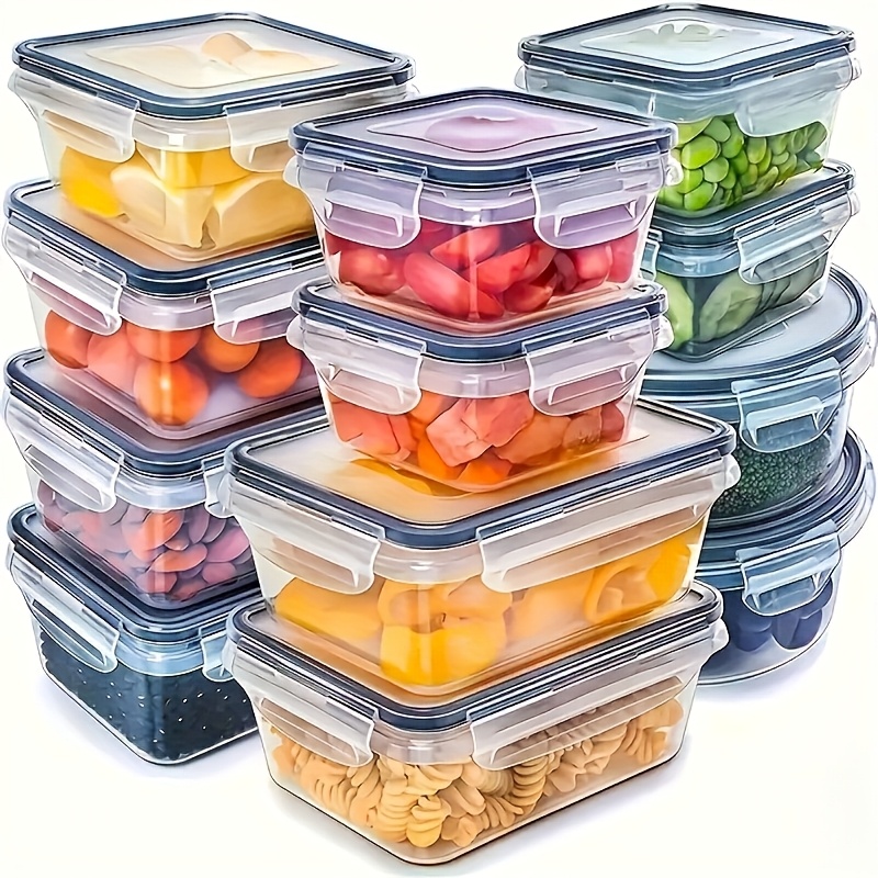 Food Storage Kitchen Container Set - Ensemble de 8 pièces comprenant 4