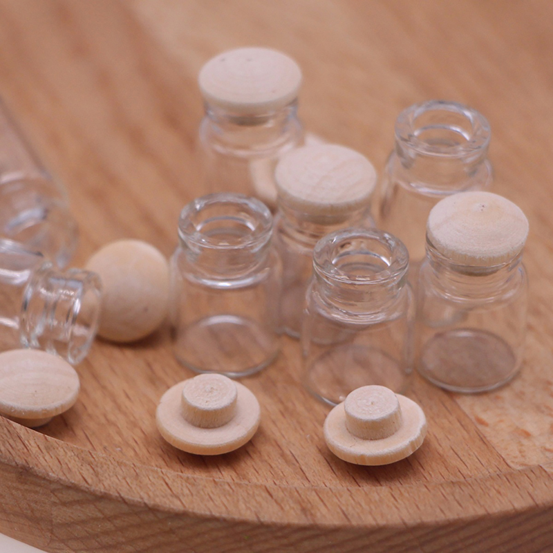 Food Storage Jars - Pots miniatures en verre pour maison