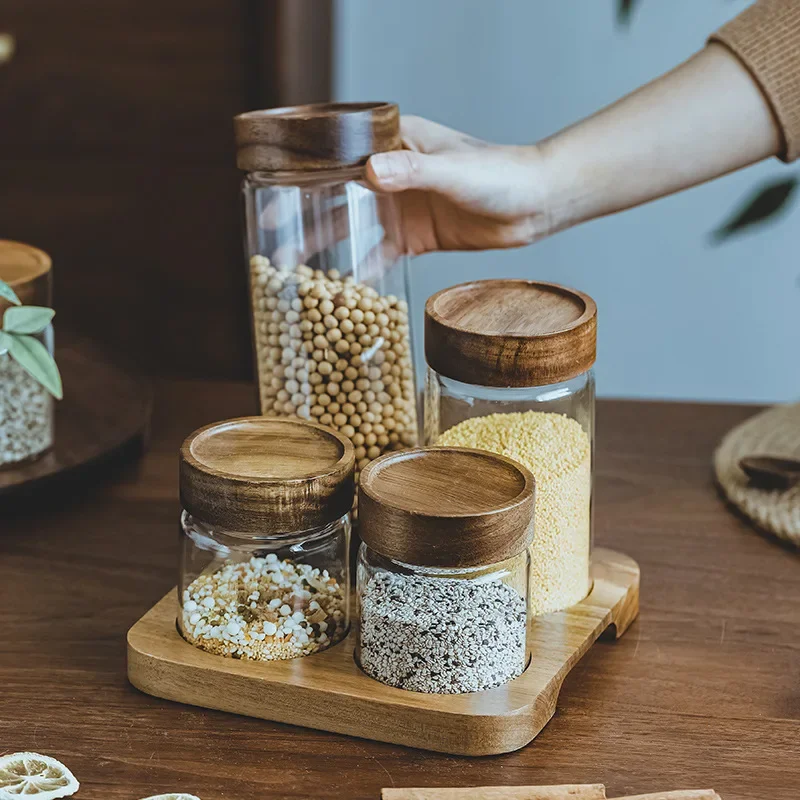Food Storage Kitchen Container Set - Boîte hermétique en verre avec couvercle