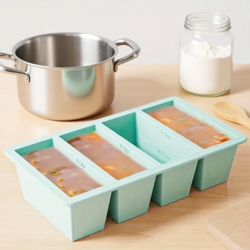 Food Storage Frozen - 1 bac de congélation en silicone