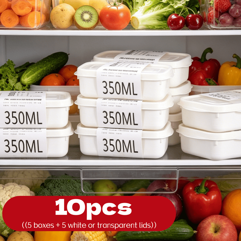 Food Storage Canister - Lot de 10 boîtes de conservation