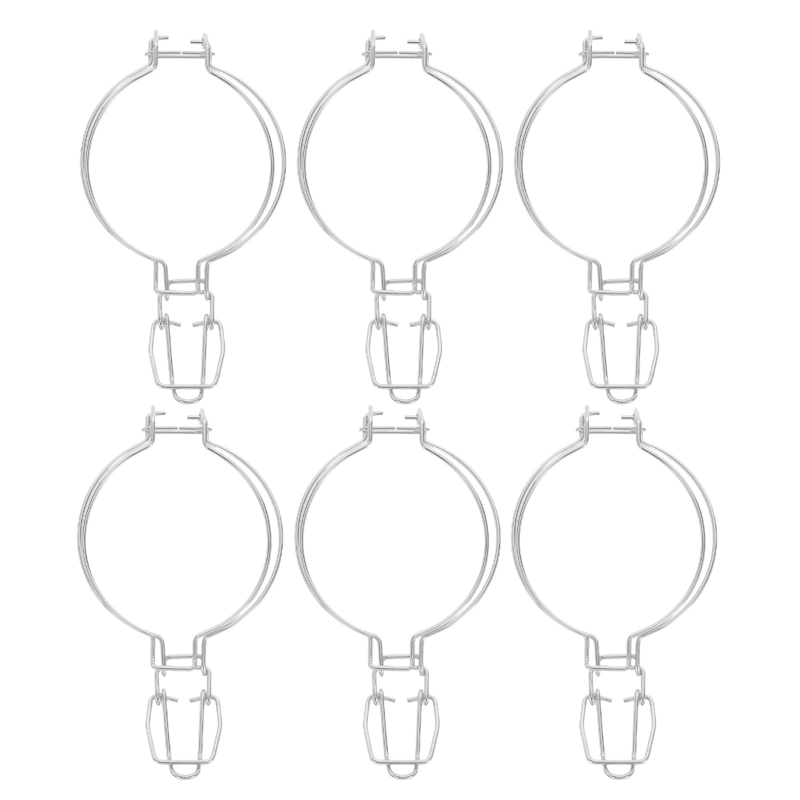 6 pièces de fermoirs à pressio - Food Storage Glass Jar avis et prix