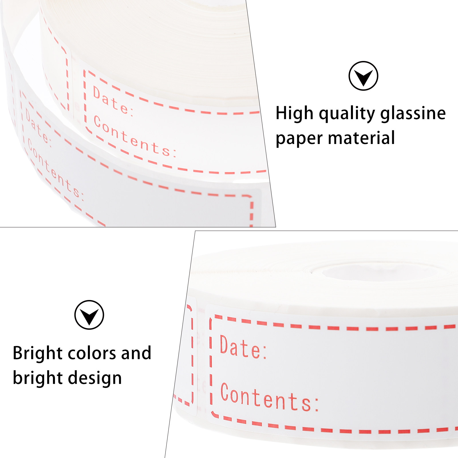 1 rouleau d'autocollants alime - Food Storage Jar Labels avis et prix