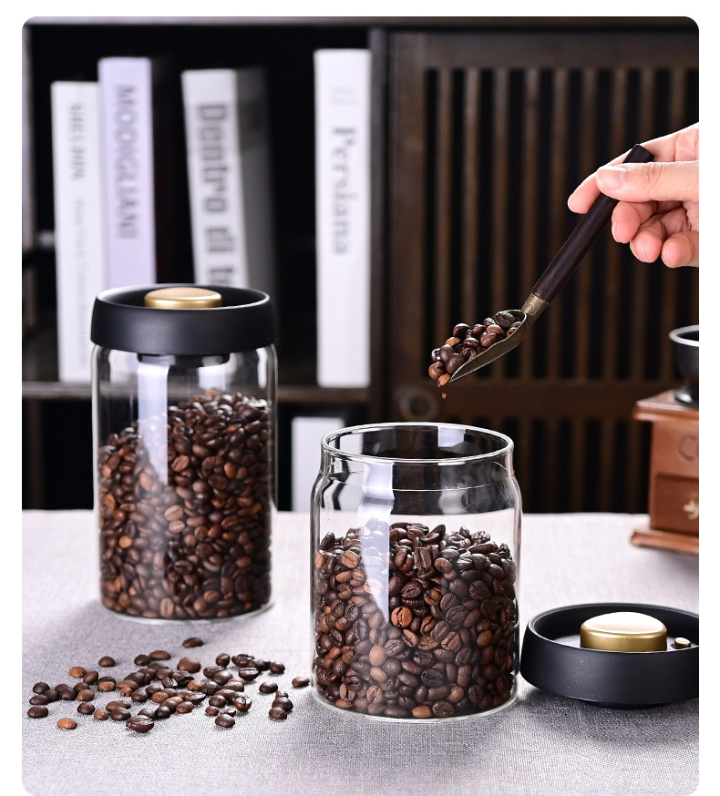Pot de stockage pour grains de - Food Storage Glass Jar avis et prix