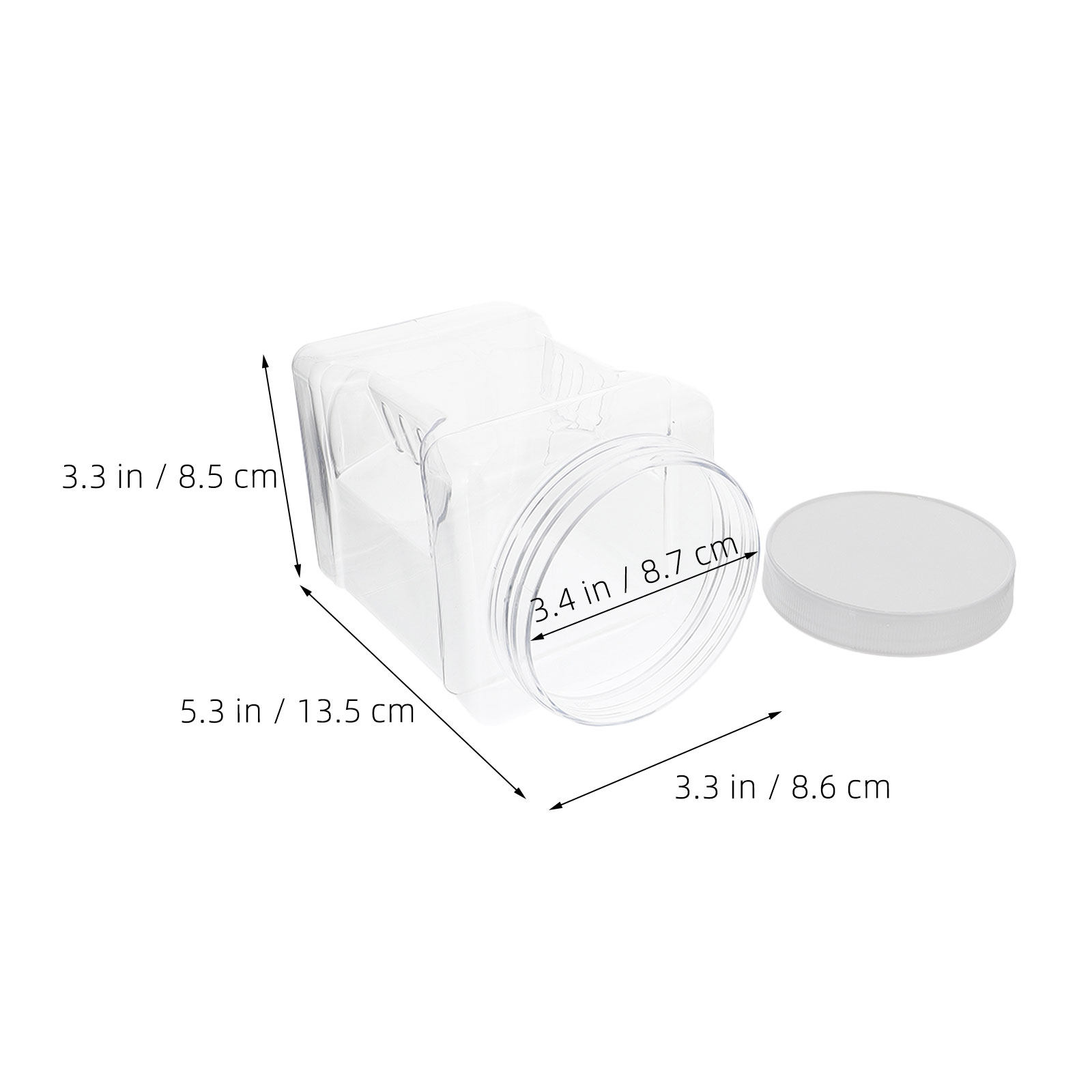 6 Pots de Conservation Transpa - Food Storage Jars avis et prix