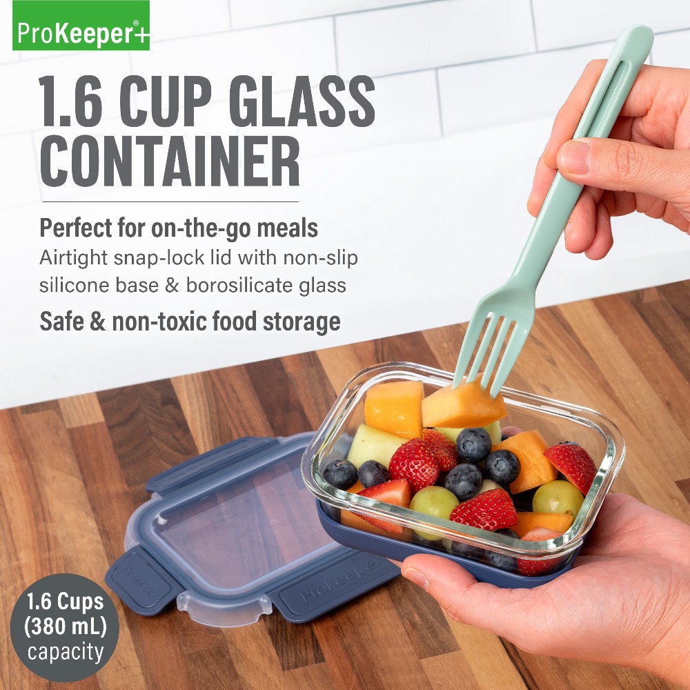 Lot de 2 récipients de conserv - Food Storage Containers Glass avis et prix