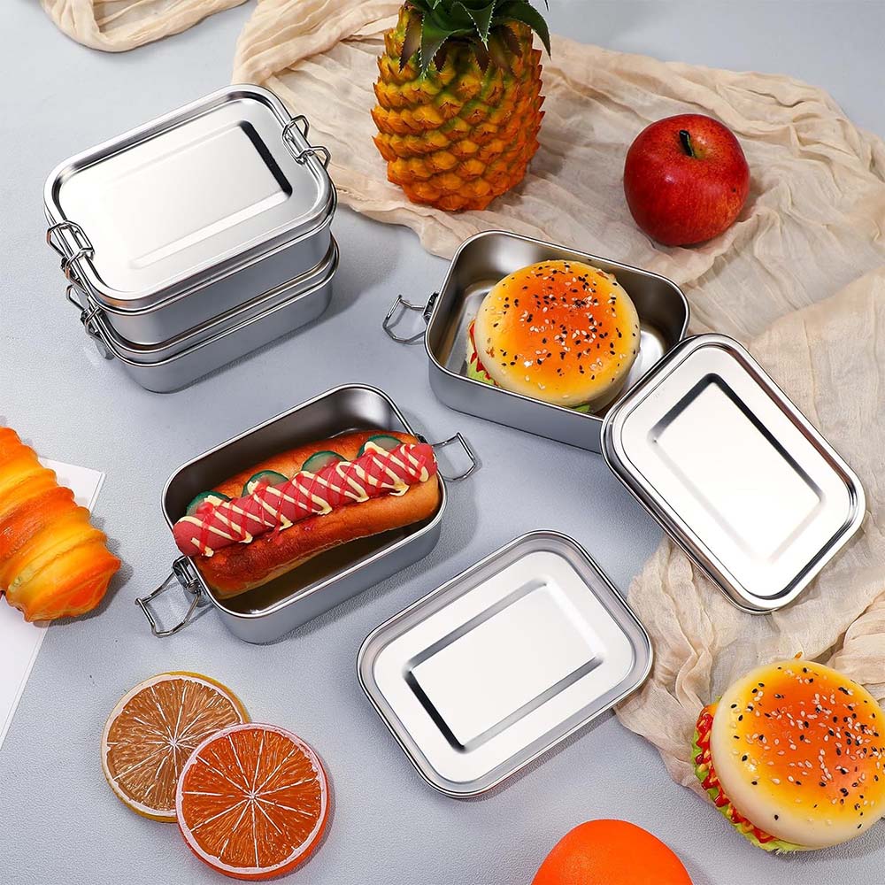 Boîte à Bento en acier inoxyda - Food Storage Metal Box avis et prix