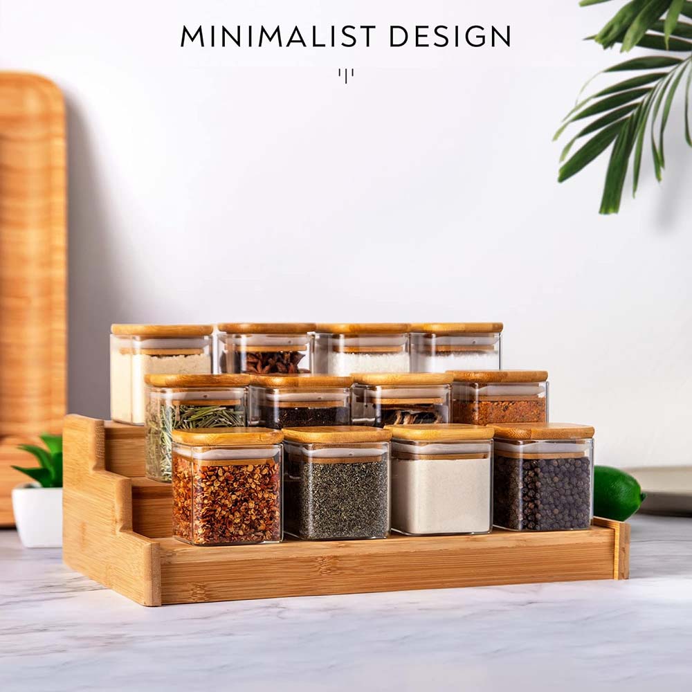 Bocaux à Épices Carrés en Verr - Food Storage Jar Labels avis et prix