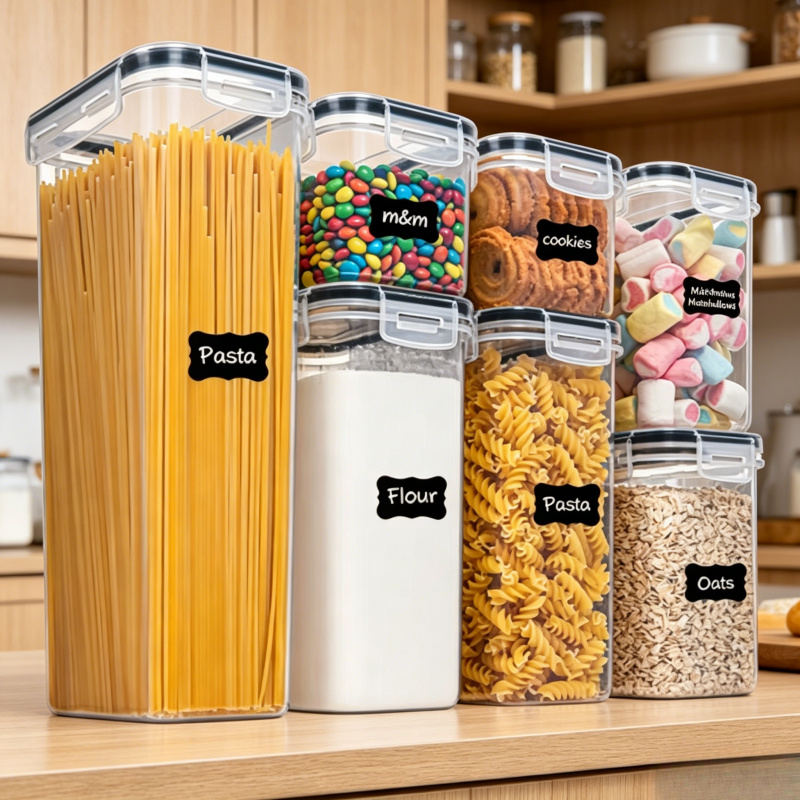Ensemble de 7 contenants de st - Food Storage Kitchen Container Set avis et prix