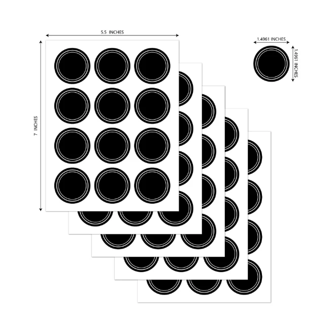 Autocollants de tableau noir r - Food Storage Jar Labels avis et prix