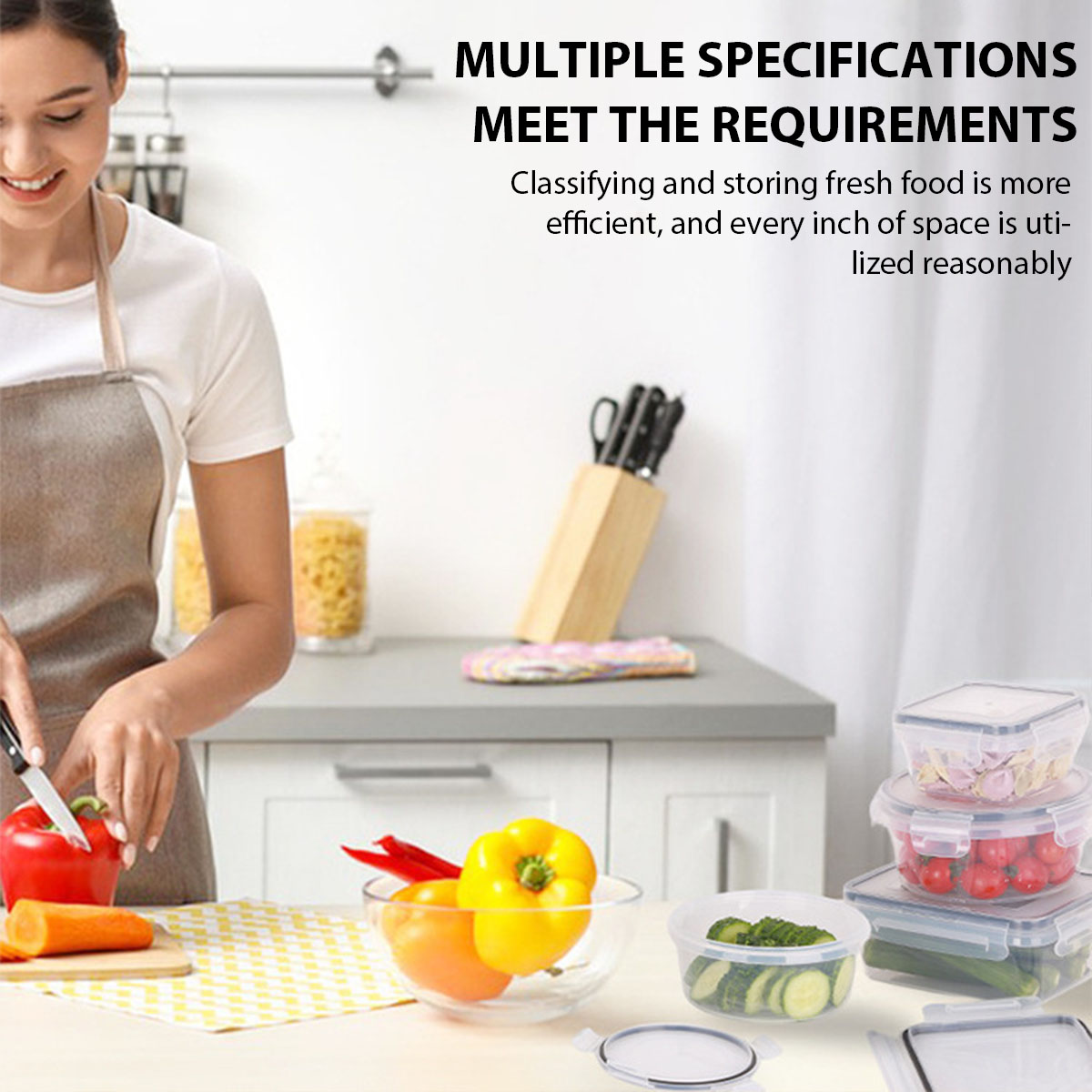 24 pièces/ensemble boîte de st - Food Storage Kitchen Container Set avis et prix