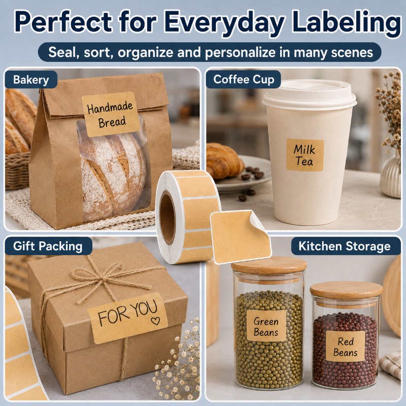 Rouleau d'étiquettes en papier - Food Storage Jar Labels avis et prix