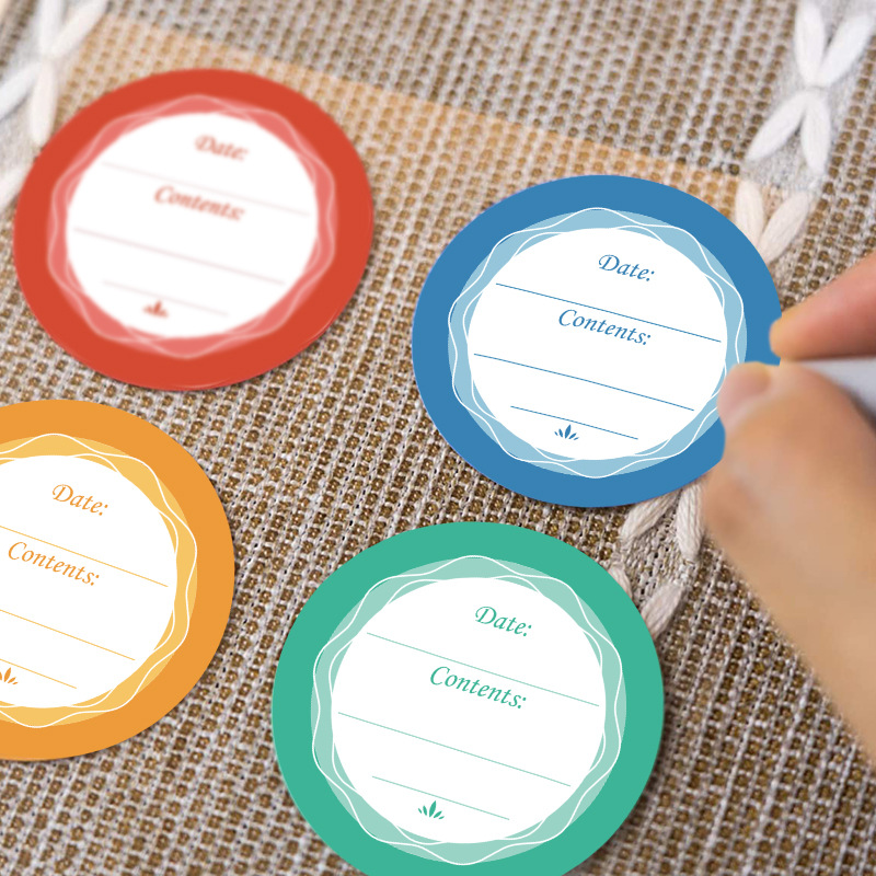 6 autocollants étanches amovib - Food Storage Jar Labels avis et prix