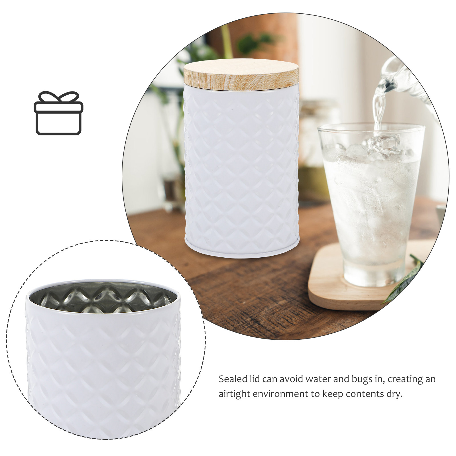 Lot de 2 boîtes de rangement e - Food Storage Jars avis et prix