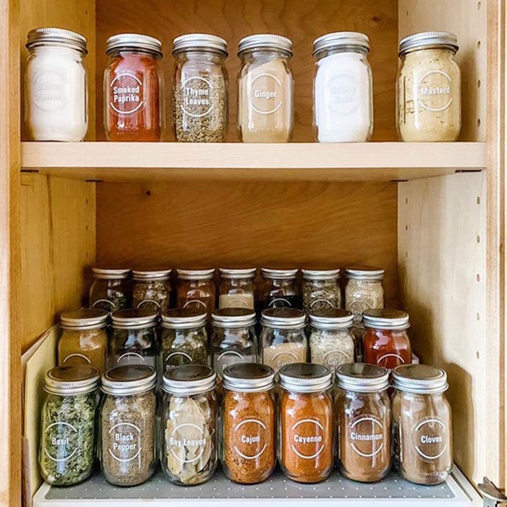 144 étiquettes transparentes p - Food Storage Jar Labels avis et prix