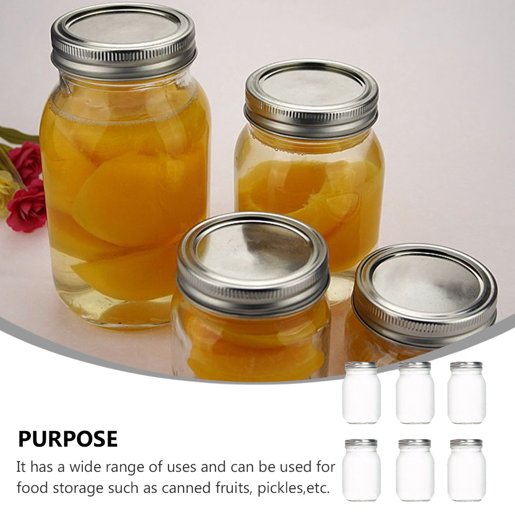 6 pots en verre ronds transpar - Food Storage Jars avis et prix
