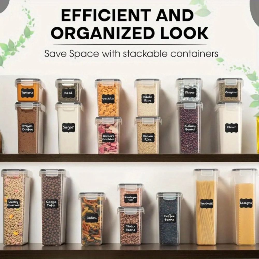Ensemble de 8 contenants hermé - Food Storage Jar Labels avis et prix