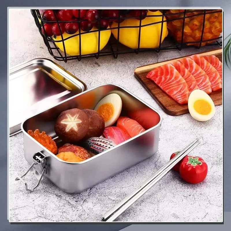 Boîte à lunch en acier inoxyda - Food Storage Metal Box avis et prix
