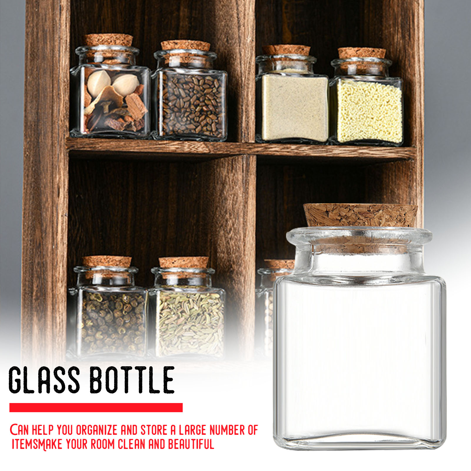Pots de stockage en verre, org - Food Storage Glass Jar avis et prix
