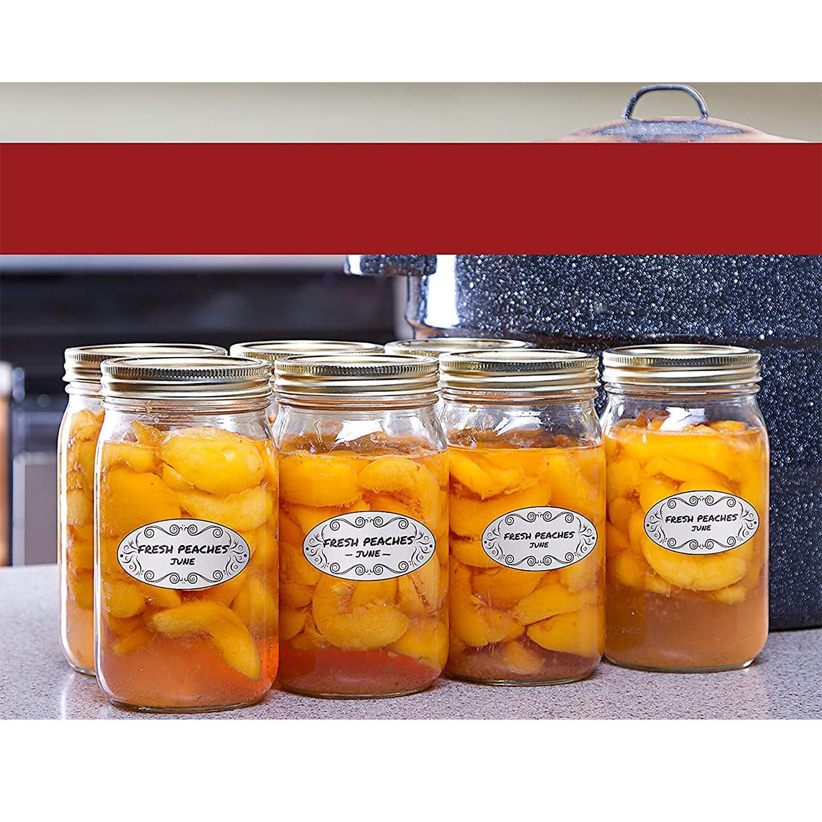 Lot de Bocaux promenales de 1x - Food Storage Jar Labels avis et prix