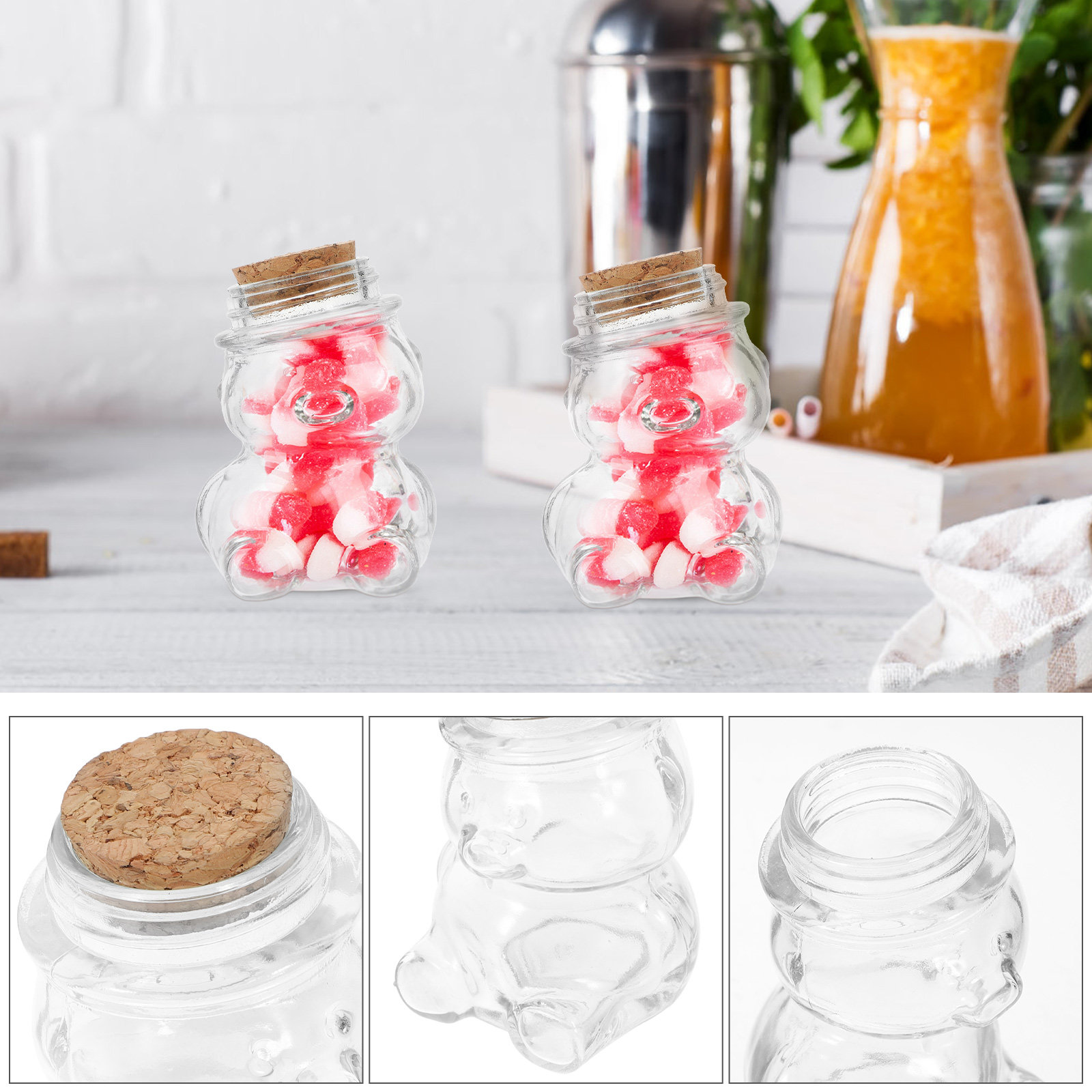 Ensemble de pots à bonbons en  - Food Storage Jars avis et prix