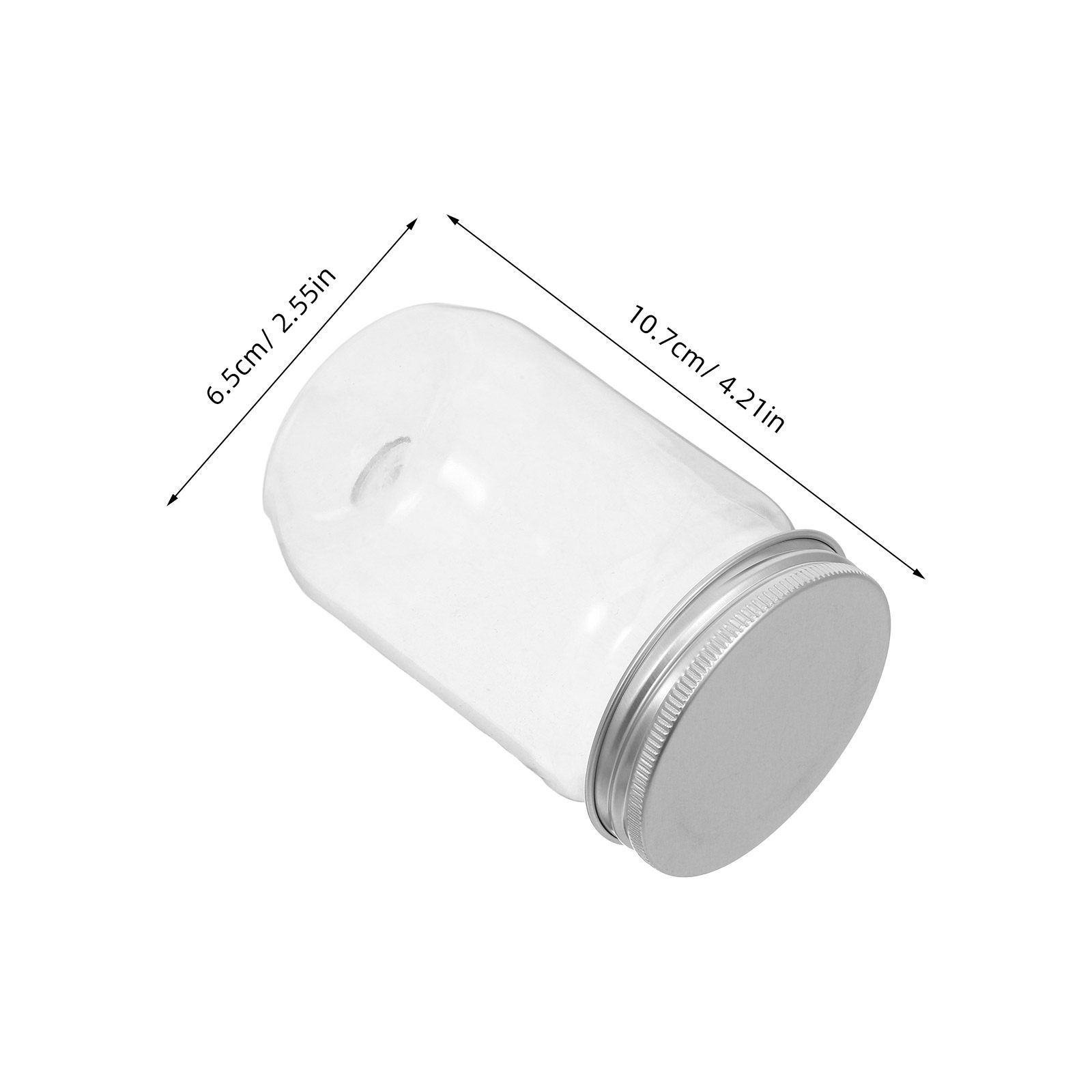 6 pots en plastique transparen - Food Storage Jars avis et prix
