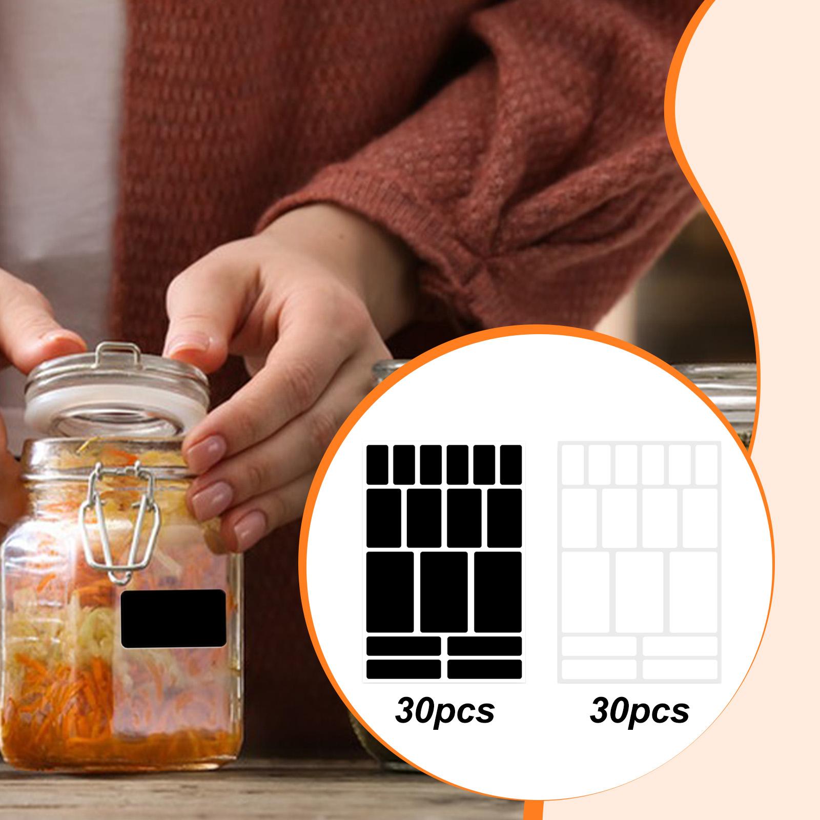 30 étiquettes amovibles pour b - Food Storage Jar Labels avis et prix