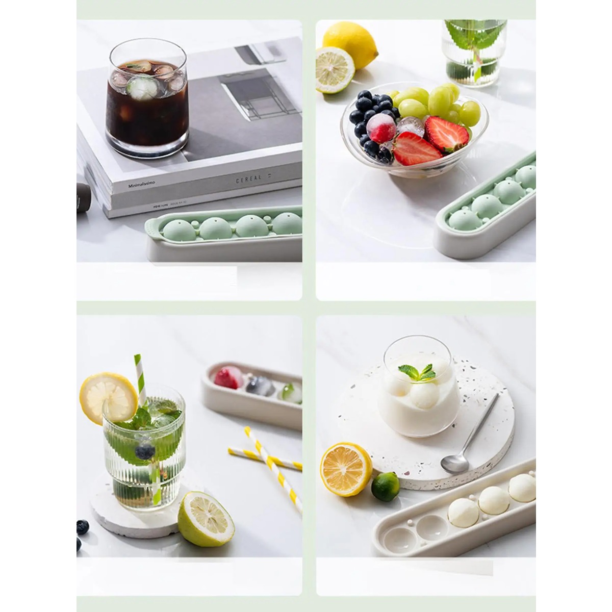 1 moule à glace rond, en silic - Food Storage Frozen avis et prix