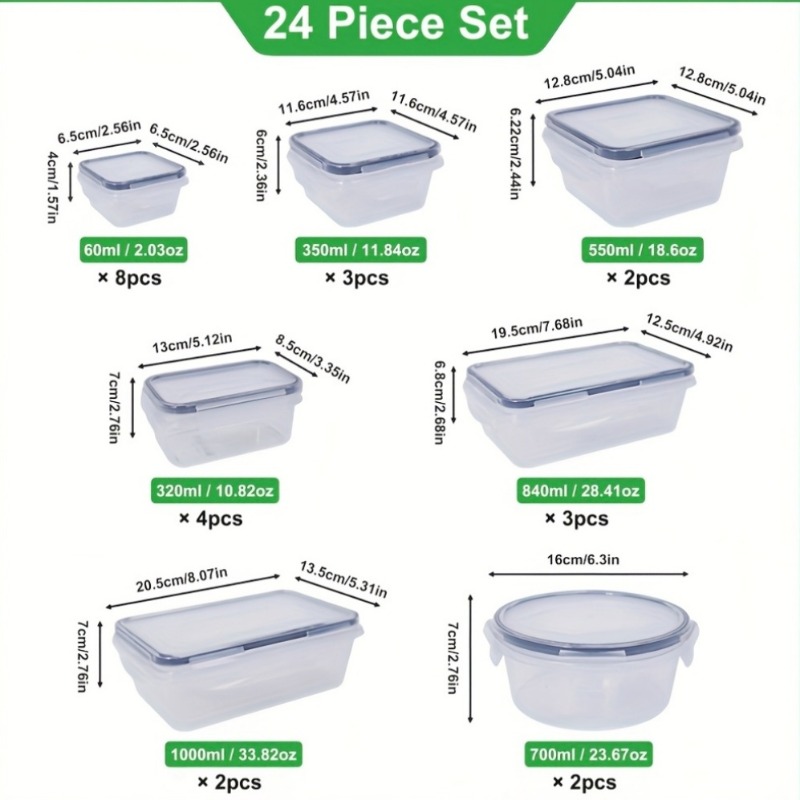 Ensemble de 48 contenants alim - Food Storage Canister avis et prix