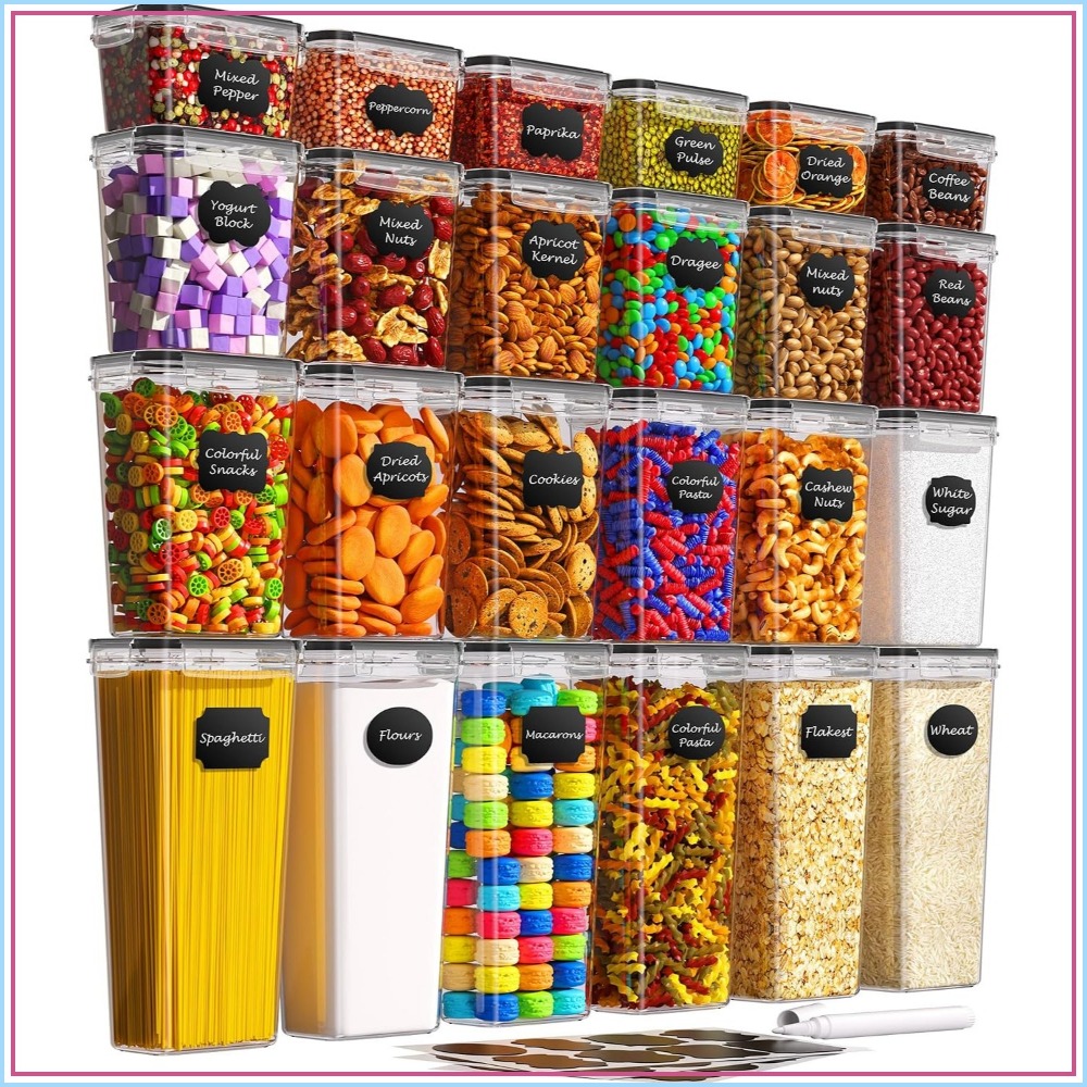 24 contenants hermétiques pour - Food Storage Canister avis et prix