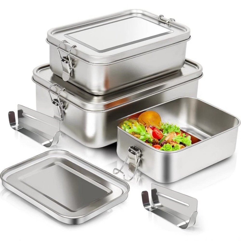 Boîte à Bento en acier inoxyda - Food Storage Metal Box avis et prix